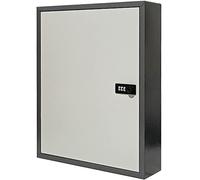 YKMYXZ， Cassetta portachiavi da parete con codice, piccola, for uso domestico, con 48/50 chiavi, con serratura a parete in lamiera zincata resistente.(50 keys)