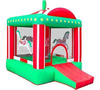 YKMYXZ, Castello Gonfiabile Morbido e Sicuro Casa Gonfiabile Grande Casa da Salto in Materiale Spesso con Ventilatore for Scivoli Parchi da Giardino all'Aperto