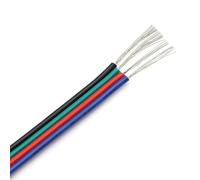 YKMYXZ， Cavo luce RGB 5050, cavi elettrici connettore 18AWG, cavo elettrico 5M/10M, cavo 2/3/4/5/6 pin(4pin,5m)