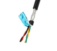 YKMYXZ， Cavo schermato a doppino intrecciato, 1 metro 20AWG 22AWG 18AWG 2 conduttori 4 conduttori 6 conduttori 8 conduttori, filo di segnale di comunicazione in rame puro da 485 metri(4 Core 20awg 0.5