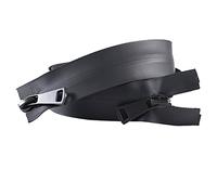 YKMYXZ Cerniere per Il Cucito， 1 pz 7# Cerniera Impermeabile, Cerniera Nera a Doppia Apertura con 2 cursori for Cerniere for Tende for Borse Artigianali su Misura for Cucito Fai-da-Te(75cm)