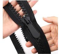 YKMYXZ Cerniere per Il Cucito， Cerniera Extra Large con cursori for Giacca, Cappotto, Tenda, Cucito Fai da Te(80cm)