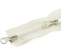 YKMYXZ Cerniere per Il Cucito， Chiusura con Cerniera for Giacca con Cerniera Aperta for Forniture di Decorazione con Zip for Cucito Fatto a Mano Fai-da-Te(Beige,80CM)
