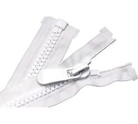 YKMYXZ Cerniere per Il Cucito， for Cerniere for Tende da Tenda for Abbigliamento da Cucito Fai-da-Te(White,90 cm)