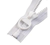 YKMYXZ Cerniere per Il Cucito， Vestiti in Resina Sacco a Pelo Tenda Copriletti Accessori for Cucire(White,250cm)