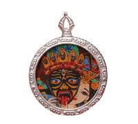 YKMYXZ, Collana con Ciondolo di Buddha, Thangka Buddista, Lunga Collana da Preghiera, Catena di Corda Intrecciata Fatta a Mano