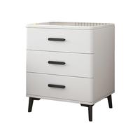 YKMYXZ Comodino， Comodini Moderni Comodino Con Credenza, Comodini Camera Da Letto Con Contenitore, Comodino Con 3 Cassetti, Cassettiera for Camera Da Letto(White rock Slab a,40x40x60cm)