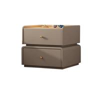 YKMYXZ Comodino， Comodino accanto ai tavolini for la camera da letto, tavolino portaoggetti, comodino, comodino, organizer for l'home office(Light Coffee,50x40x45cm)