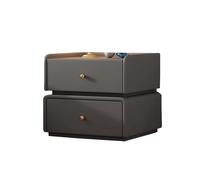 YKMYXZ Comodino， Comodino accanto ai tavolini for la camera da letto, tavolino portaoggetti, comodino, comodino, organizer for l'home office(Grey,40x40x45cm)