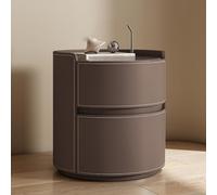 YKMYXZ Comodino， Comodino organizer for comò con ripiano portaoggetti, cassettiera for camera da letto, soggiorno, piccolo spazio(Dark Brown,40x40x50cm)