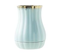 YKMYXZ, Contenitore for posate e utensili con scolo, for bacchette, coltelli, forchette, cucchiai e ceppo for coltelli(Blue)