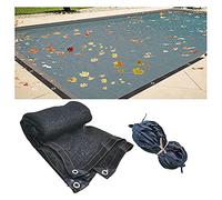 YKMYXZ, Copertura for piscina a maglie fini, in polietilene intrecciato, resistente e leggera, facile da riporre.(16.4 x 32.8FT Cover)