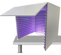 YKMYXZ， Copertura insonorizzante da scrivania, cabina di isolamento for microfono a cubo, cabina vocale portatile, cabina di isolamento for studio musicale, camera da letto, casa, riduzione del rumore