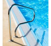 YKMYXZ, Corrimano for piscina, corrimano di sicurezza for piscina con copertura blu reale da 4 piedi, ringhiera for piscina in acciaio inossidabile 304