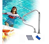 YKMYXZ, Corrimano for piscina, corrimano for spa in acciaio inox 304, corrimano for piscina con copertura traspirante for braccioli
