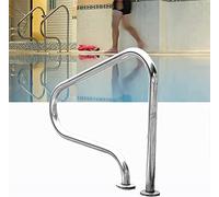 YKMYXZ, Corrimano for piscina in acciaio inossidabile da 80 cm, ringhiera for piscina, corrimano for piscina con base