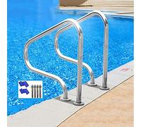 YKMYXZ, Corrimano for piscina, robusti corrimano di sicurezza for piscina, copertura for piscina blu, maniglia antiscivolo for copertura for piscina(2pcs)