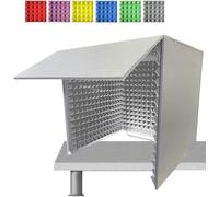 YKMYXZ, Cubo di schiuma for microfono, pieghevole, staccabile, portatile, semplice, for studio di registrazione, colori disponibili(Gris)