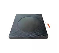 YKMYXZ Cuscinetti per stabilizzatori. Piastre di livellamento for Camper, Piastre atterraggio stabilizzatrici Spesse 3/4/5/6/7 cm, Blocchi Antiscivolo for con Maniglia(30x30x3cm/11.81x11.81x1.18in)
