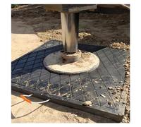 YKMYXZ Cuscinetti per stabilizzatori. Previene l'affondamento del martinetto, Supporto cestello Camion, Braccio di for Gru, carro Attrezzi, Camper con Maniglia(40x40x6cm/15.75x15.75x2.36in)