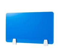YKMYXZ, Divisori for scrivania da ufficio, divisorio for scrivania in acrilico(Blue,60 * 40CM free accessories)