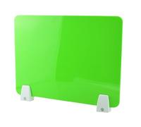 YKMYXZ, Divisorio in acrilico for scrivania da ufficio, schermi protettivi anti-starnuto, divisori for test degli studenti, pratico pannello divisorio for uso scolastico e in ufficio.(Green,30*40cm wi