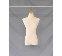 YKMYXZ, Elegante manichino in velluto con ganci, modello da vetrina for abiti eleganti(Beige,Gold Short Hook)