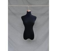 YKMYXZ, Elegante manichino in velluto con ganci, modello da vetrina for abiti eleganti(Black,Silver Short Hook)
