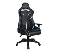 YKMYXZ, Gamichair - Sedia da computer con schienale alto e similpelle - Sedie ergonomiche for gamer con braccioli regolabili e base in metallo resistente for gamer, impiegati e impiegati