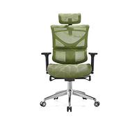 YKMYXZ, Gamichair - Sedia da ufficio ergonomica, semplice, comoda, girevole, con schienale, colore: rosso (verde)