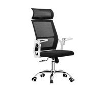 YKMYXZ, Gamichair, sedia reclinabile per casa e ufficio, facile da installare, sedia da ufficio, studio, camera da letto, scrivania, sedie girevoli/grigio (nero)