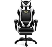 YKMYXZ, Gamiseats, sedia da ufficio for computer domestico Gamie-Sports Chair ergonomica reclinabile girevole/D/a(White,B)