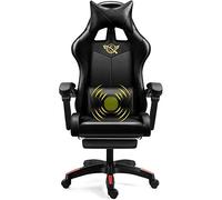 YKMYXZ, Gamiseats, sedia da ufficio for computer domestico Gamie-Sports Chair ergonomica reclinabile girevole/D/a(Black,B)