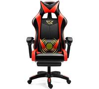 YKMYXZ, Gamiseats, sedia da ufficio for computer domestico Gamie-Sports Chair ergonomica reclinabile girevole/D/a(Red,B)