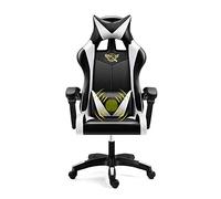 YKMYXZ, Gamiseats, sedia da ufficio for computer domestico Gamie-Sports Chair ergonomica reclinabile girevole/D/a(White,A)