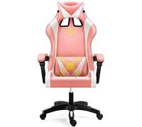 YKMYXZ, Gamiseats, sedia da ufficio for computer domestico Gamie-Sports Chair ergonomica reclinabile girevole/D/a(Pink,A)
