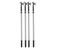 YKMYXZ, Ganci for Barche for attracco con aste di prolunga telescopiche, aste for Barche Regolabili Portatili for Garage, Interni, Camper e Camion.(Set of 4)