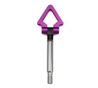 YKMYXZ, Gancio di traino Triangolare per Auto Sportive, modello ridotto di Auto, Anello di traino Anteriore e posteriore in Alluminio(Purple)