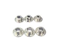 YKMYXZ, giunto flangiato, giunto flangiato rigido, supporto albero guida in acciaio 5 pezzi Giunto Connettore giunto motore(3mm)