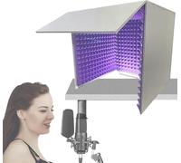 YKMYXZ, Isolamento acustico for studio domestico, schiuma assorbente ad alta densità, facile da montare(Purple)