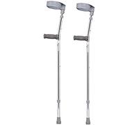 YKMYXZ, Manico comodo - Stampelle in alluminio for avambraccio, con maniglia for adulti, altezza da terra 72-95 cm, 2 pezzi, bastone da passeggio, stampelle leggere