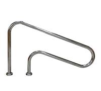 YKMYXZ, Maniglie di sicurezza for ringhiere di rampa, corrimano for spa facili da montare for l'ingresso di piscine interrate(1.5mm,49 * 34.5in/125 * 88cm)