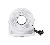 YKMYXZ Mini ventilatore da tavolo USB Supporto inclinabile regolabile da tavolo Ventola di raffreddamento Piccolo ventilatore elettrico portatile ultra silenzioso for tavolo da ufficio desktop(White)