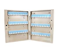 YKMYXZ， Organizer for portachiavi, armadietto portachiavi opzionale a parete con capacità multipla, antiruggine, in lamiera di acciaio laminato a freddo, con serratura a chiave(32 keys)