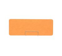 YKMYXZ, Pannelli acustici in feltro, pannelli antirumore, divisori for test for studenti, schermi protettivi anti-starnuto for uffici domestici, biblioteche(Orange,(30 * 40) with mobile base)