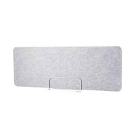 YKMYXZ, Pannelli acustici in feltro, pannelli antirumore, divisori for test for studenti, schermi protettivi anti-starnuto for uffici domestici, biblioteche(Light Grey,(40 * 60) with mobile base)