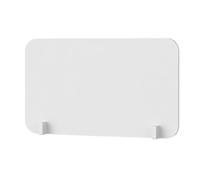YKMYXZ, Pannello divisorio di protezione in PVC for scrivania, divisori for stanze for studenti, for centri di test, scuole(White,30cm*40cm comes with a mobile base)