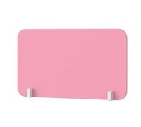 YKMYXZ, Pannello divisorio di protezione in PVC for scrivania, divisori for stanze for studenti, for centri di test, scuole(Pink,40cm*50cm comes with a mobile base)
