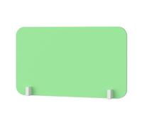 YKMYXZ, Pannello divisorio di protezione in PVC for scrivania, divisori for stanze for studenti, for centri di test, scuole(Green,40cm*60cm comes with a mobile base)