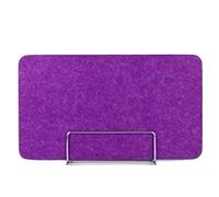 YKMYXZ, Pannello for la privacy del desktop, pannelli acustici in feltro for la cancellazione del rumore, pannelli resistenti alla rottura for uso scolastico e in ufficio(Purple,30*30 with mobile clip